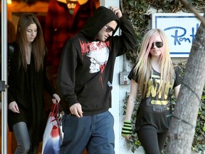 Brody Jenner with Avril Lavigne. (WENN.COM file photo)