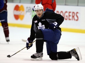 Trade Luke Schenn? Steve Buffery would, if it meant acquiring a big forward who can score. (MIKE PEAKE/ Toronto Sun)