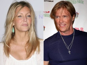 Heather Locklear and Jack Wagner. (WENN.COM file photos)