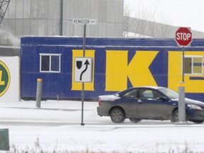 Construction is underway at the IKEA site in south Winnipeg.  Wednesday, January 12, 2012.  Chris Procaylo - QMI Agency