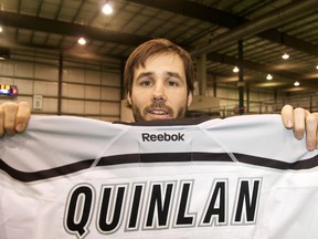 Rush captain Jimmy Quinlan suggests meeting the Mammoth in the season opener is a chance to take care of some unfinished business from last season. (Ian Kucerak, Edmonton Sun)