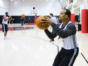 Injured Raptors guard Jerryd Bayless hopes to rejoin the club in the next game or two. (ERNEST DOROSZUK/Toronto Sun)