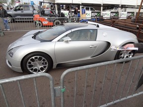 A Bugati Veyron - priced at $1.75 million.