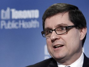 Dr. David McKeown, Toronto's chief medical officer of health. (Toronto Sun files)