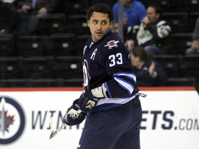 Winnipeg Jets defenceman Dustin Byfuglien. (JASON HALSTEAD/Winnipeg Sun files)