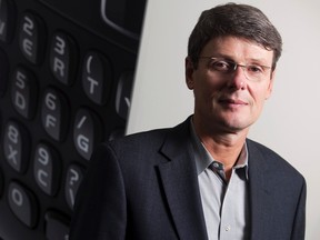 Thorsten Heins poses for a portrait at the Research in Motion (RIM) company headquarters in Waterloo, Ont., Jan. 22, 2012. REUTERS/Geoff Robins