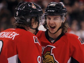Erik Karlsson is leading NHL defencemen in scoring, and will play his first all-star game. (File photo)