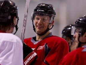Jason Spezza led the Senators in scoring during the 2010-11 season, with 57 points despite missing a quarter of the season due to injury. (File photo)