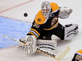 Tim Thomas says he's having too much fun to worry about "getting older". (File photo)