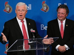 Senators owner Eugene Melnyk and GM Bryan Murray have committed to rebuilding, and have managed to turn the team's fortunes around quickly. (OTTAWA SUN FILE PHOTO)