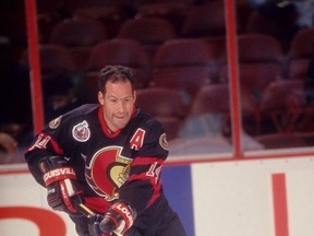 Brad Marsh picked a good time to score a goal — in the 1993 NHL all-star game. (GETTY FILE PHOTO)
