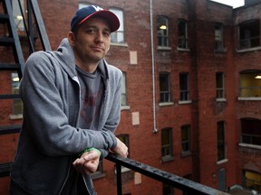 John K Samson (Weakerthans frontman) at the Epitaph offices promoting his new album January 24 2012. (Dave Abel/QMI Agency)