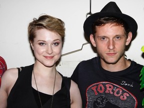 Evan Rachel Wood and boyfriend Jamie Bell. (WENN.COM)