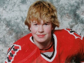 Student Eric Leighton died in hospital from injuries in an explosion in shop class. Photo of Eric from memorial.  (TONY CALDWELL/QMI AGENCY)