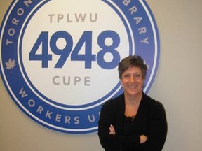 Maureen O'Reilly, President, Toronto Public Library Workers Union Local 4948.