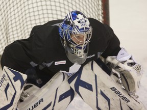 Maple Leafs goaltender James Reimer. (JACK BOLAND/Toronto Sun files)