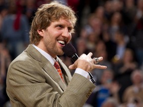Dallas MVP Dirk Nowitzki is one of the NBA stars who have spent time on the injured list this season. (GETTY IMAGES)