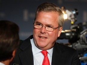 Jeb Bush, former governor of Florida, has a conversation at the 2011 The Milken Institute Global Conference in Beverly Hills, California May 2, 2011. (REUTERS/Fred Prouser)