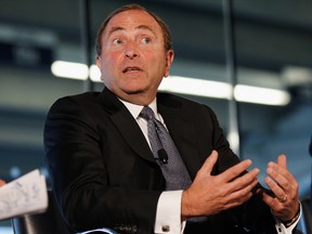 NHL commissioner Gary Bettman. (MIKE STOBE/Getty Images/AFP)