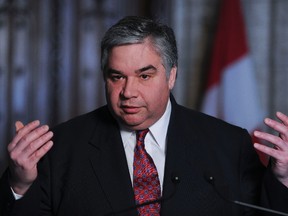 Peter Van Loan at Parliament Hill in Ottawa Jan 30, 2012. (ANDRE FORGET/QMI AGENCY)