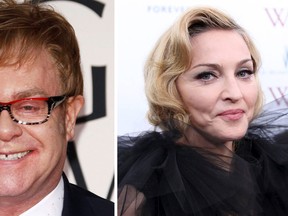 Elton John throws another insult at fellow singer, Madonna. (WENN)