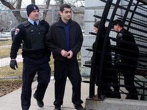 Hamed Shafia arrives at Frontenac County Court house in Kingston, Ont., on Jan. 27, 2012 before he was convicted of four counts of first degree murder. (IAN MACALPINE/Postmedia Network File Photo)