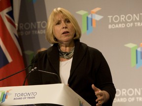 Health Minister Deb Matthews reveals Ontario's Action Plan for Health Care during a speech to the Board of Trade on Monday, January 30, 2012. (JACK BOLAND, QMI Agency)