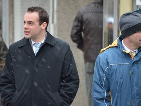 Constable Michael Adams (left) and Sgt. Stuart Blower, a constable at the time of the Manon arrest. (Alex Consiglio/QMI Agency)