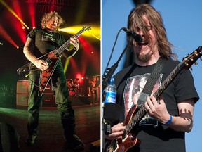 Mastodon and Opeth. (WENN.COM file photos)