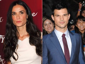 Demi Moore and Taylor Lautner (WENN.COM)