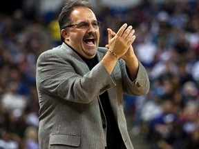 Magic head coach Stan Van Gundy showed up to his postgame press conference Monday night both cranky and combative. (REUTERS/Max Whittaker)