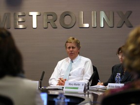 Metrolinx chairman Rob Prichard at a January board meeting. (MICHAEL PEAKE/Toronto Sun file)