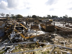 The Downsview neighbourhood the day after the Sunrise propane explosion. (Toronto Sun files)