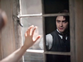 Daniel Radcliffe gets away from his Harry Potter character in the thriller "The Woman In Black". (Handout)