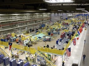 The Lockheed Martin plant in Fort Worth, Texas that builds F-35 fighter jets, in a March 2010 image. (Fred Clingerman/Lockheed Martin/HO)