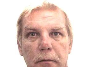 Eric Sinclair Jensen, 55, is wanted on Canada-wide warrants for extortion, arson and mischief after he failed to appear in court in January 2012. (HO)