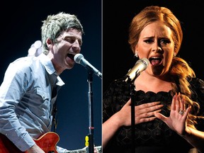 Noel Gallagher and Adele (WENN.COM)