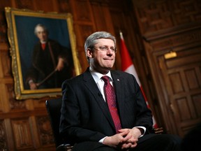 Prime Minister Stephen Harper is seen in Ottawa February 3, 2012.  REUTERS/Chris Wattie