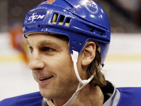 Ryan Smyth says he's not interested in a trade, having moved four times in the past five seasons. (Tom Braid, Edmonton Sun)