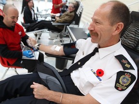 Sirens for Life has emergency workers battle to give the most blood.