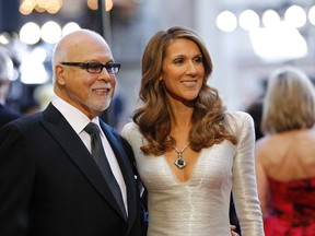 Celine Dion and her husband Rene Angelil.   REUTERS/Mario Anzuoni