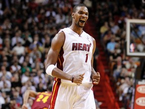 Chris Bosh and the Miami Heat are No. 1 in this week's NBA power rankings. (REUTERS)