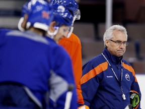 Oilers coach Tom Renney is the latest victim in a run of bad luck for the NHL team (Tom Braid, Edmonton Sun).