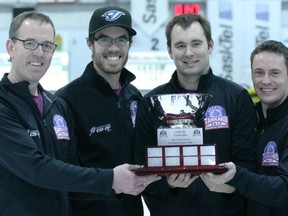 A little known Saskatchewan curling foursome,  skipped by Lloydminster's Scott Manners, won the provincial championship last weekend and is going to the Brier in Saskatoon. (SASKATCHEWAN CURLING ASSOCIATION photo)