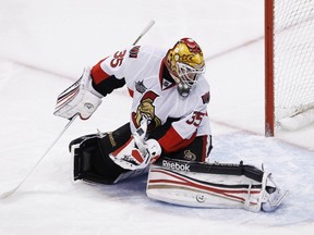 The Senators need to be able to count on Alex Auld to provide solid backup goaltending. (OTTAWA SUN FILE PHOTO)