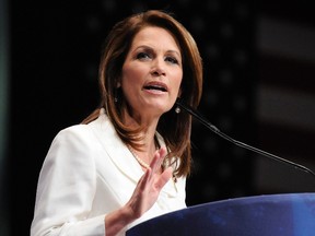 U.S. Representative Michele Bachmann  addresses the American Conservative Union's annual Conservative Political Action Conference (CPAC) in Washington, February 9, 2012.  (REUTERS/Jonathan Ernst)
