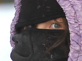 Four-year-old Alitiana is dressed for the cold. Are you? (BRIAN DONOGH/Winnipeg Sun)