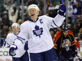 Former Leafs captain Mats Sundin will have his No. 13 jersey number raised to the rafters of the Air Canada Centre on Saturday night. (REUTERS)