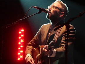 City and Colour frontman Dallas Green, nominated for four Junos this week including single of the year, played Massey Hall during the first show of a two night stand at the venue in Toronto Feb. 10, 2012. (Dave Abel/QMI Agency)