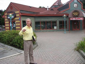 George Foulidis out in front of the Boardwalk Pub he operates. (Toronto Sun files)